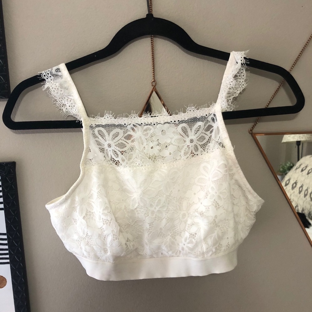 Aerie Lace High Neck Bralette